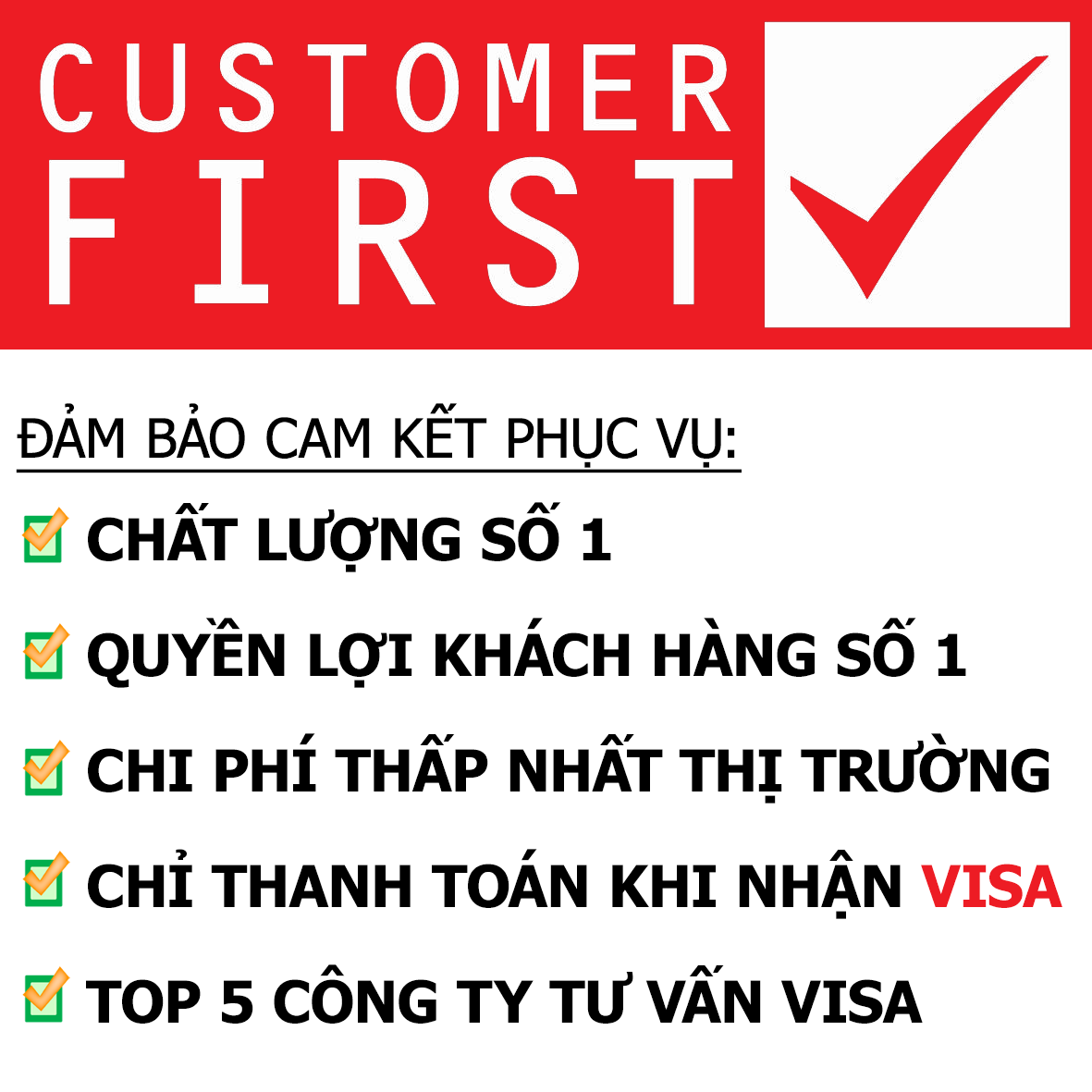 Khách hàng Visa Số 1